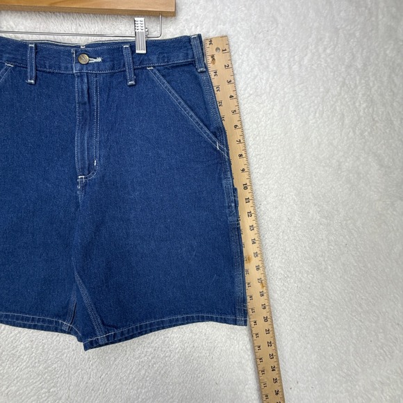 Carhartt Lighweight Denim Jean Work Shorts Size 32 B28 Darkstone Wash NWT NOS‎ - Picture 7 of 8